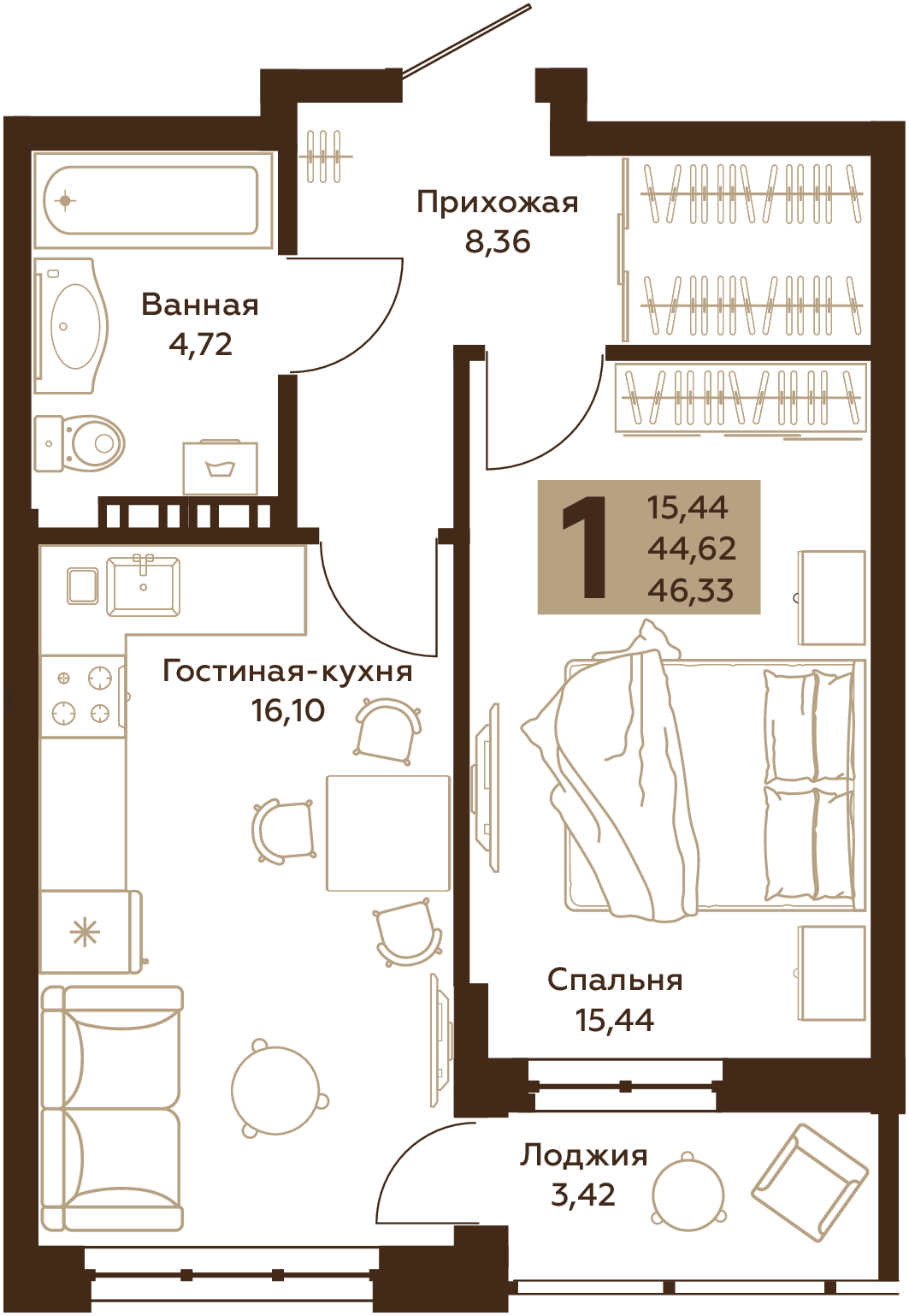 Планировочные решения - Жилой квартал «Тихомиров»